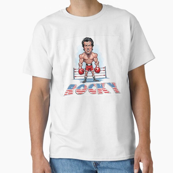 Hilarious caricature of Sylvester Stallone Balboa Classic T-Shirt