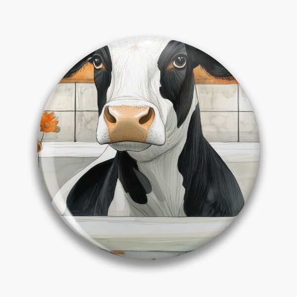 Item preview, Cow in bathtube designed and sold by JBJart.