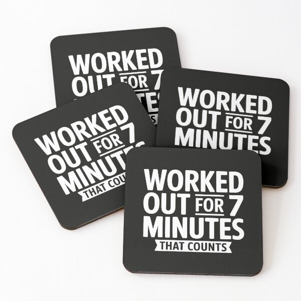 Item preview, Worked Out for 7 Minutes — That Counts designed and sold by SplashTastic.