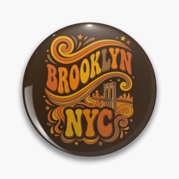 Item preview, Brooklyn NYC Groovy Retro 70s City  designed and sold by WAMTEES.