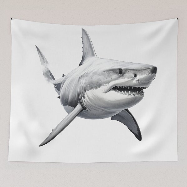 Item preview, Great white shark unleashed  designed and sold by GiftiqueNook.