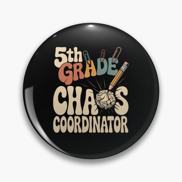 Item preview, 5th Grade Chaos Coordinator Fifth Grade Teacher School Supplies designed and sold by ViralVector.