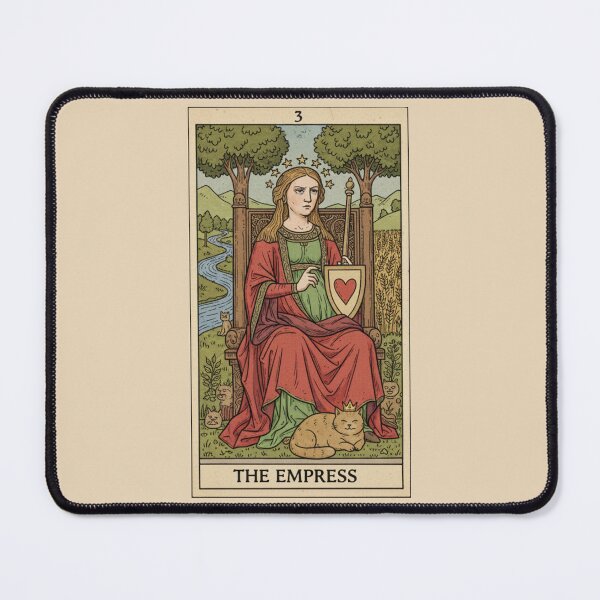Item preview, Medieval Tarot Card The Empress designed and sold by MythAndMotion.