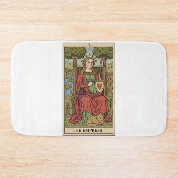 Item preview, Medieval Tarot Card The Empress designed and sold by MythAndMotion.