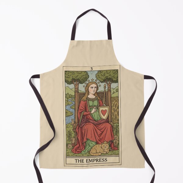Item preview, Medieval Tarot Card The Empress designed and sold by MythAndMotion.