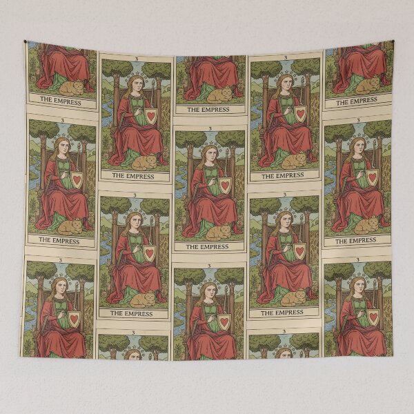 Item preview, Medieval Tarot Card The Empress designed and sold by MythAndMotion.