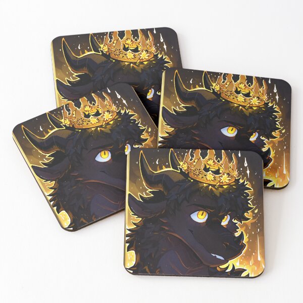 Item preview, Royal Black Dragon Prince With Gold Crown designed and sold by Finmm.