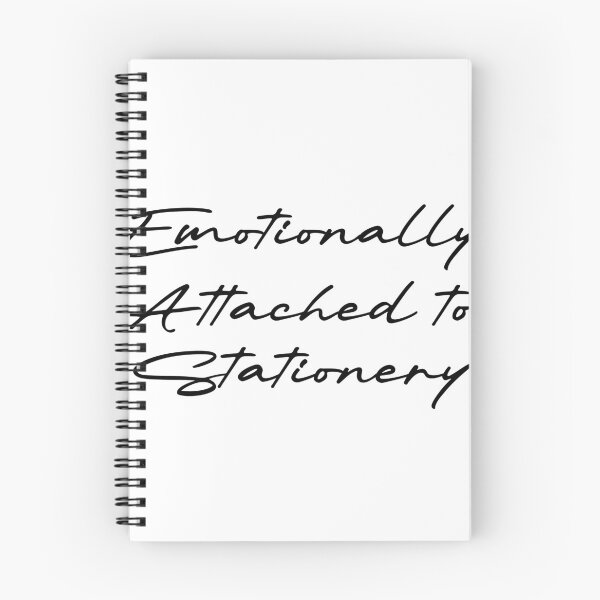 Item preview, Emotionally Attached to Stationery designed and sold by Ninjacatoff.