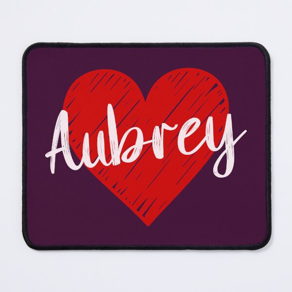 Item preview, Aubrey Name Red Heart designed and sold by Jeallan Designs.