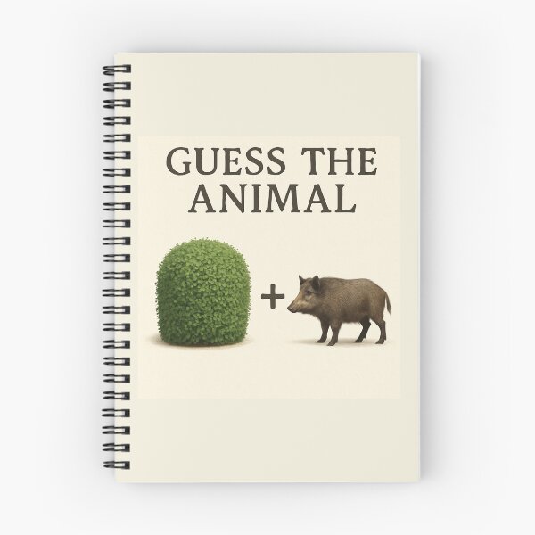 Item preview, Guess the Animal – Hedge + Hog Visual Wordplay designed and sold by GeoWild Designs.
