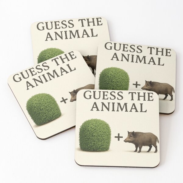 Item preview, Guess the Animal – Hedge + Hog Visual Wordplay designed and sold by GeoWild Designs.
