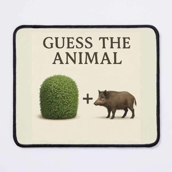 Item preview, Guess the Animal – Hedge + Hog Visual Wordplay designed and sold by GeoWild Designs.