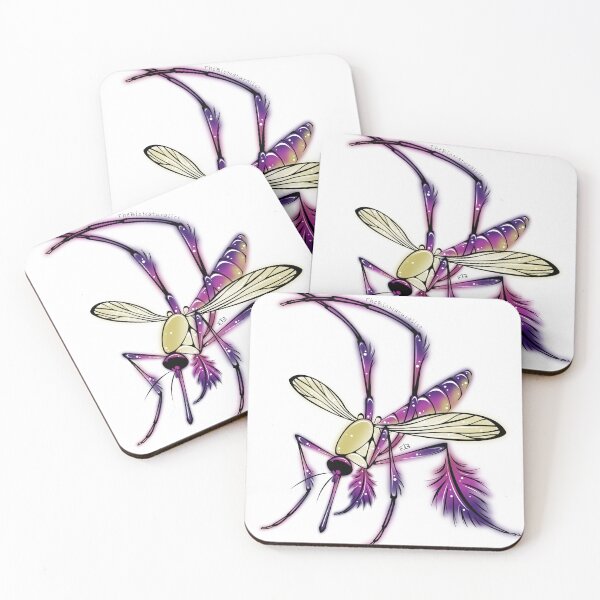 Item preview, Sabethes albiprivus Mosquito Sticker designed and sold by EllaAndGoldfish.