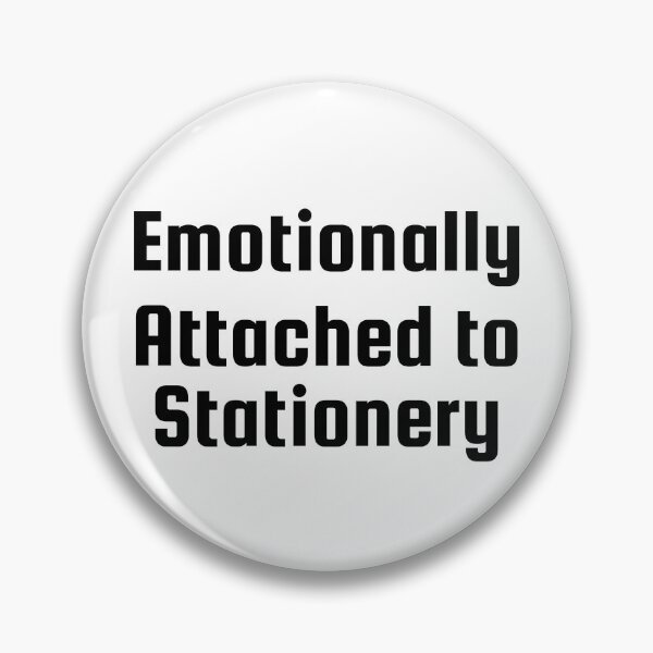 Item preview, Emotionally Attached to Stationery designed and sold by Ninjacatoff.