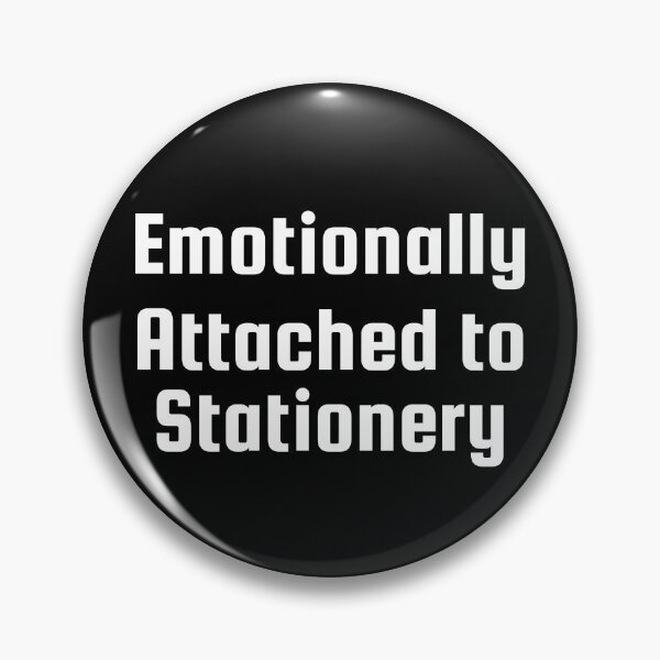 Item preview, Emotionally Attached to Stationery designed and sold by Ninjacatoff.