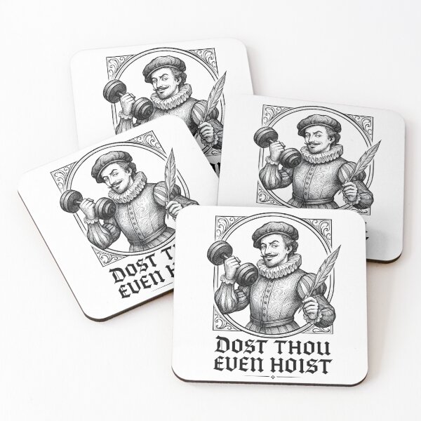 Item preview, Does Thou Even Hoist Funny Gym Meme Weightlifter designed and sold by DesignsByAnett.