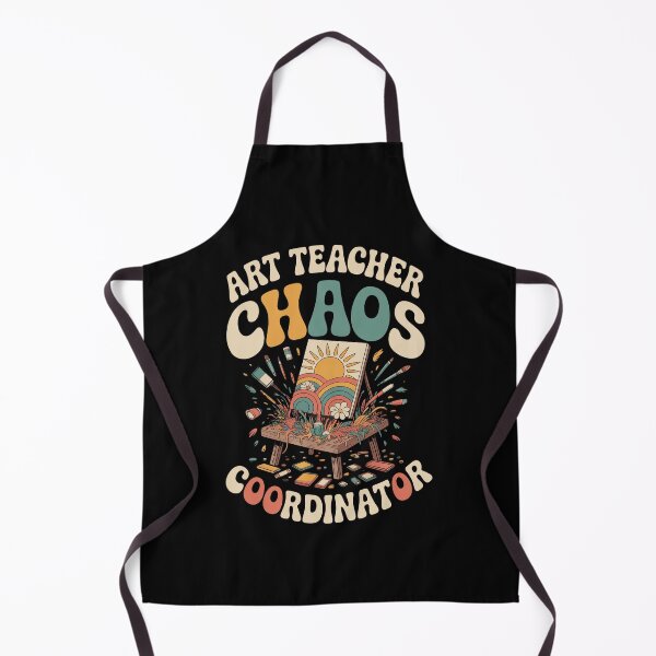 Item preview, Art Teacher Chaos Coordinator Retro Painting Easel Supplies designed and sold by ViralVector.