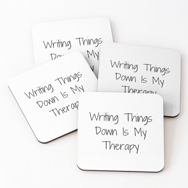 Item preview, Writing Things Down Is My Therapy designed and sold by Ninjacatoff.