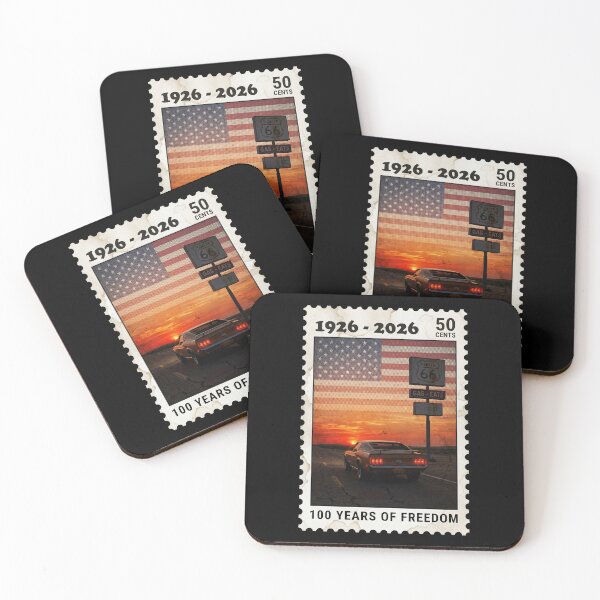 Item preview, Route 66 Centennial Sunset Drive: 100th Anniversary 1926-2026 Freedom Stamp designed and sold by G350.