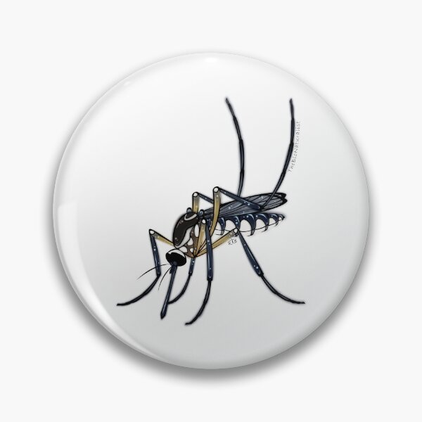 Item preview, Aedes triseriatus Mosquito Sticker designed and sold by EllaAndGoldfish.