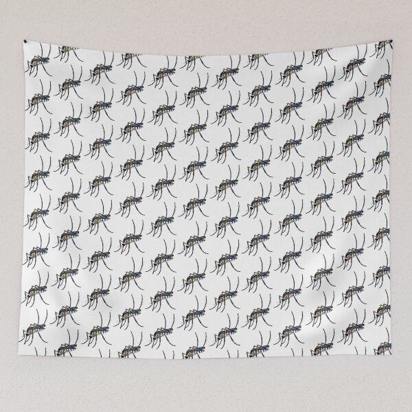 Item preview, Aedes triseriatus Mosquito Sticker designed and sold by EllaAndGoldfish.