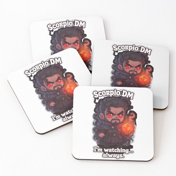 Item preview, Scorpio DM – Mystical Dungeon Master Sticker Men designed and sold by RpgTools.