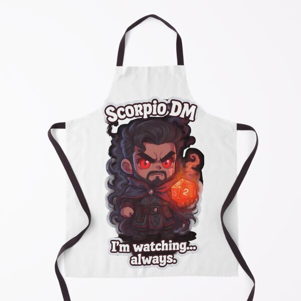 Item preview, Scorpio DM – Mystical Dungeon Master Sticker Men designed and sold by RpgTools.