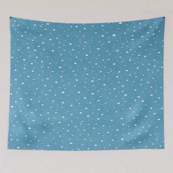 Item preview, Soft Winter Dots on Blue Background designed and sold by PTARZ.