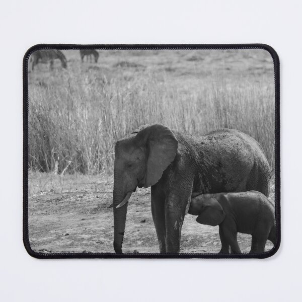 Item preview, Young Mama Elly and Baby In Black and White designed and sold by Kay Brewer.