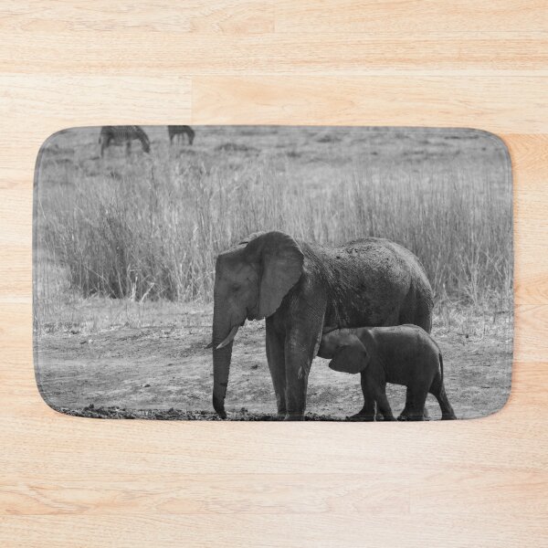 Item preview, Young Mama Elly and Baby In Black and White designed and sold by Kay Brewer.
