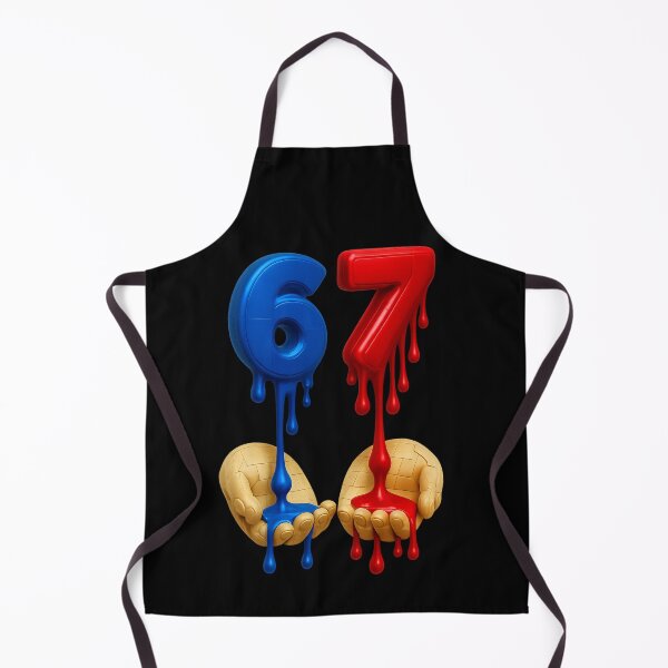 Item preview, 67 Meme Red and Blue Design designed and sold by The Art by Rossouw.