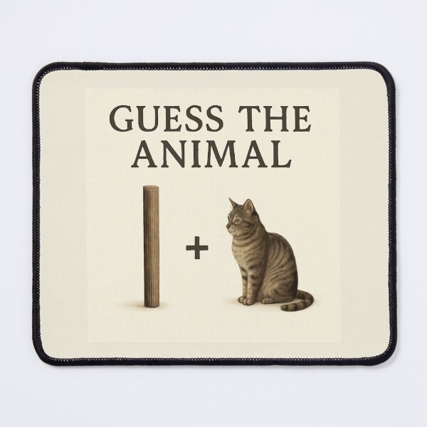 Item preview, Guess the Animal – Pole + Cat Visual Wordplay designed and sold by GeoWild Designs.