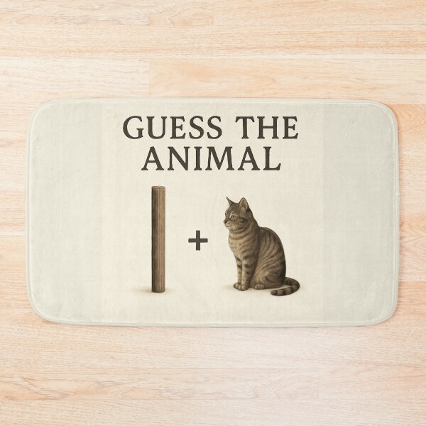 Item preview, Guess the Animal – Pole + Cat Visual Wordplay designed and sold by GeoWild Designs.