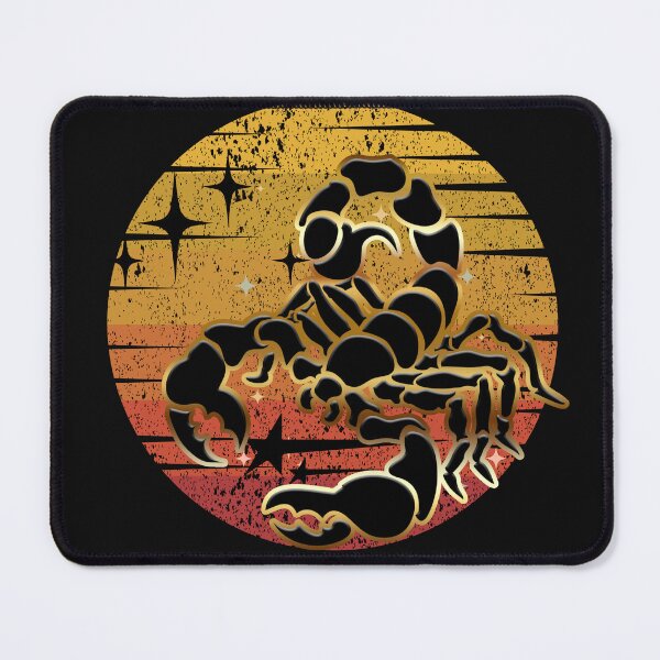 Item preview, retro-style scorpion- gift for lovers of zodiac signs designed and sold by Lovelalaland.