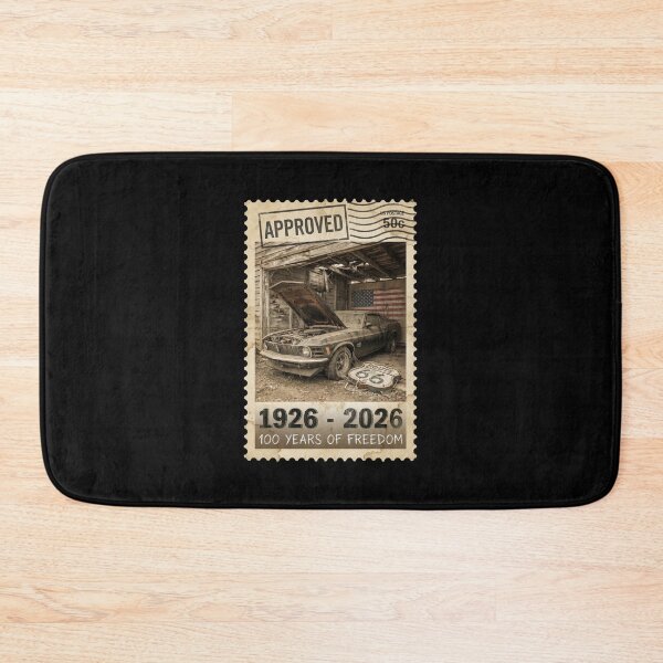 Item preview, Route 66 Centennial Barn Find Stamp: 100th Anniversary 1926-2026 Rusty Pony Car designed and sold by G350.