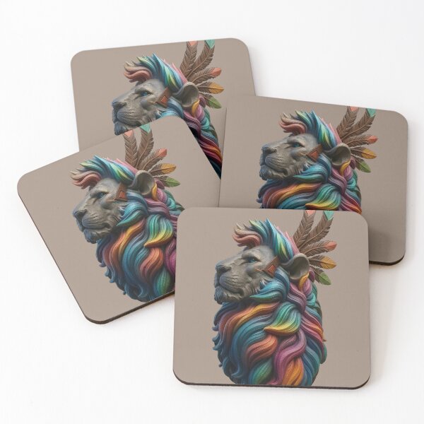 Item preview, Art board lion designed and sold by  Bride of the desert.