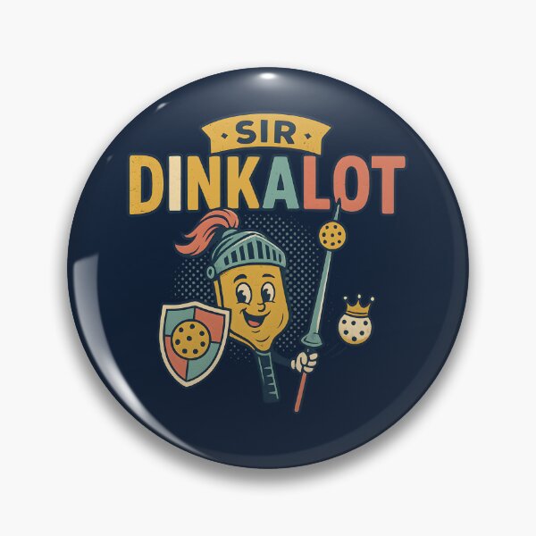 Item preview, Sir Dinkalot – Vintage Pickleball Knight T-Shirt designed and sold by shmupod.