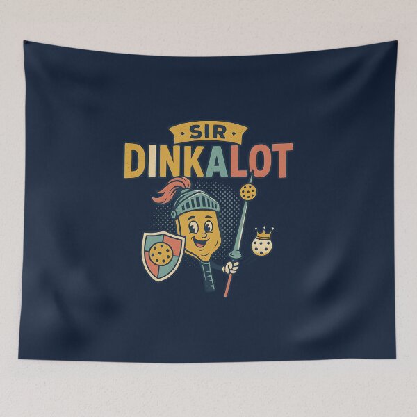 Item preview, Sir Dinkalot – Vintage Pickleball Knight T-Shirt designed and sold by shmupod.