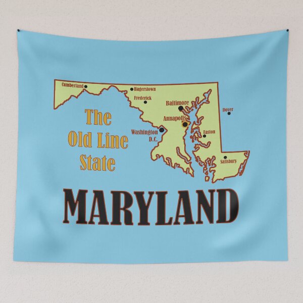 Item preview, Maryland State Map designed and sold by Beery.