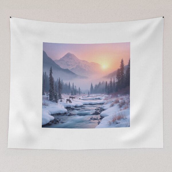 Item preview, Winter, atmospheric graphics introducing the atmosphere of white winter. designed and sold by Knock on my door.