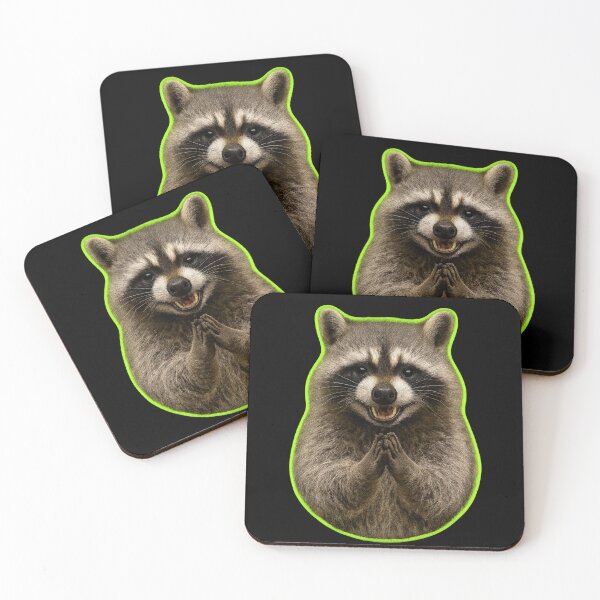 Item preview, Meme divertido de mapache designed and sold by The Art by Rossouw.