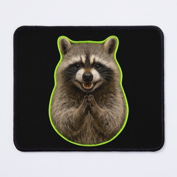 Item preview, Meme divertido de mapache designed and sold by The Art by Rossouw.