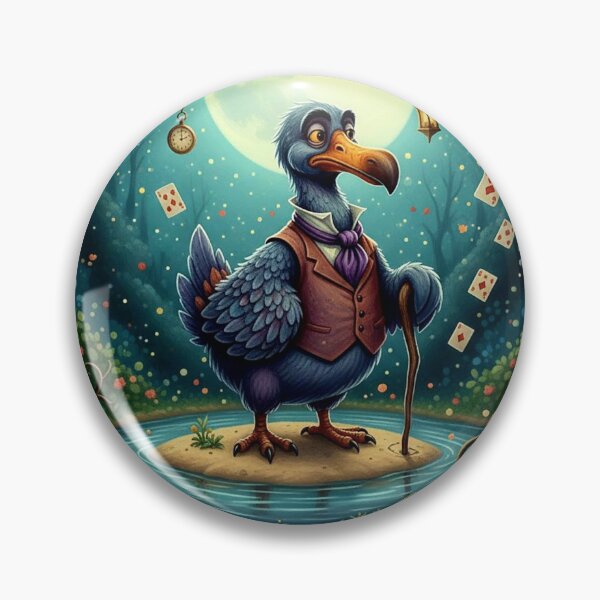 Item preview, Dodo Bird in Vest Art Print - Alice in Wonderland High Detail Pop Surrealism Painting designed and sold by Art's Diner.