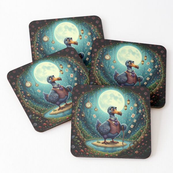 Item preview, Dodo Bird in Vest Art Print - Alice in Wonderland High Detail Pop Surrealism Painting designed and sold by Art's Diner.