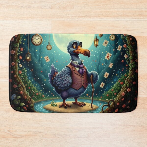 Item preview, Dodo Bird in Vest Art Print - Alice in Wonderland High Detail Pop Surrealism Painting designed and sold by Art's Diner.