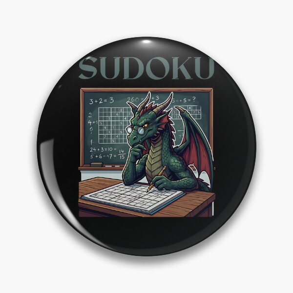 Artikelvorschau, Sudoku - Drache der Sudoku spielt. entworfen und verkauft von ReneMM.