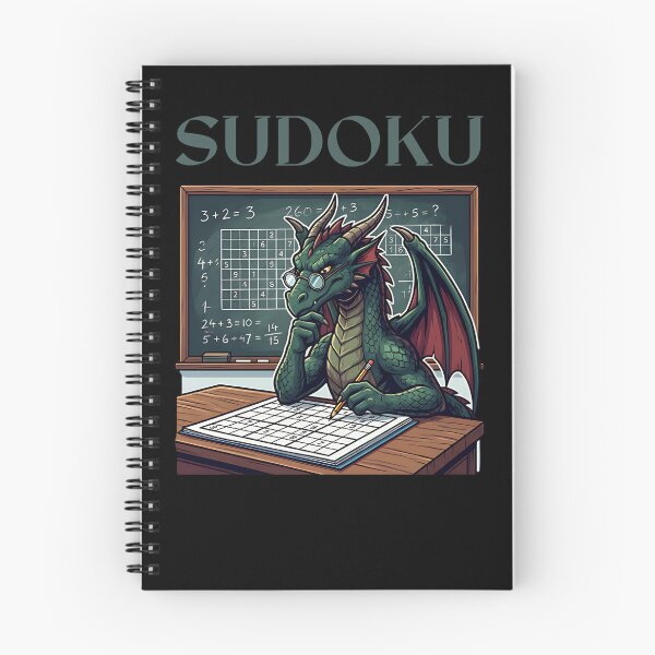 Item preview, Sudoku - Dragon playing Sudoku. designed and sold by ReneMM.