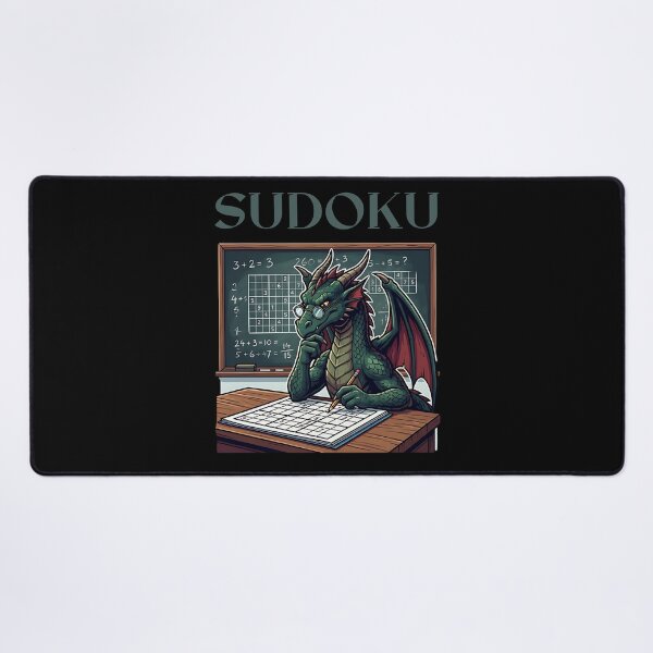 Item preview, Sudoku - Dragon playing Sudoku. designed and sold by ReneMM.
