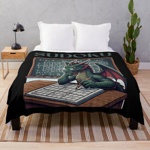 Item preview, Sudoku - Dragon playing Sudoku. designed and sold by ReneMM.
