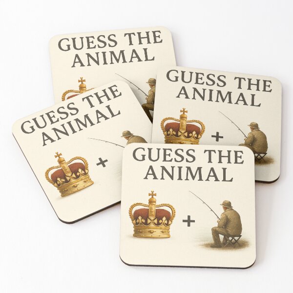 Item preview, Guess the Animal – Crown + Fisher Visual Wordplay designed and sold by GeoWild Designs.